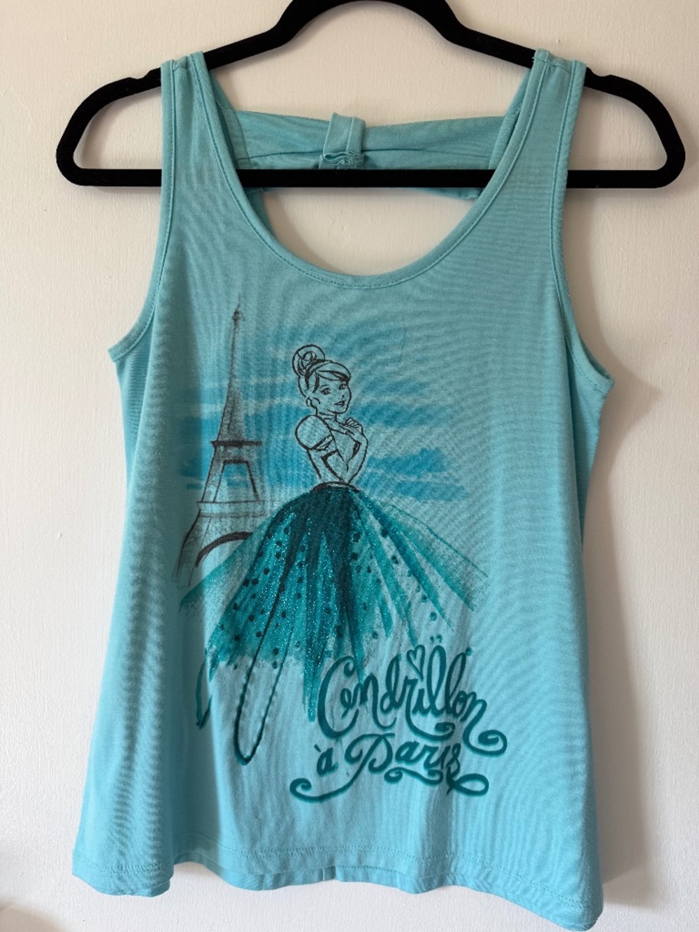 Disney Parks Cinderella French Bow Tank Top
